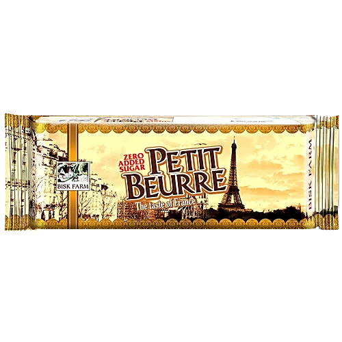 Bisk Farm Sugar Free Petit Beurre - The Taste Of France, 250 g Pouch