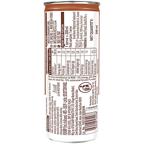 Nescafe Classic Latte Cold Coffee, 200 ml