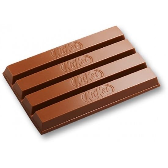 Nestles Kit kats MIlk Chocolate Bars, 4 Finger Original, Each 41.5g Individuall 24 Count Box,