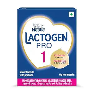 Lactogen Pro 1 Powder, Infant Formula Up To 6 Months With Probiotic And Prebiotics, Bag-In-Box Pack, 400g