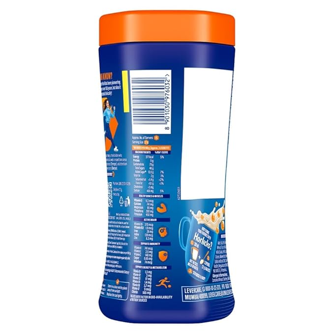Horlicks Nutrition Drink Jar - 500 g - Classic Malt - Clinically Proven to make kids Taller, Stronger, Sharper