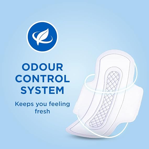 Stayfree Secure XL Ultra Thin Dry Cover Sanitary Pads For Women With Wings, 40 Pads