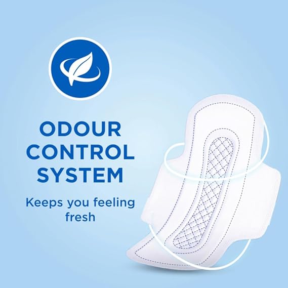 Stayfree Secure XL Ultra Thin Dry Cover Sanitary Pads For Women With Wings, 40 Pads