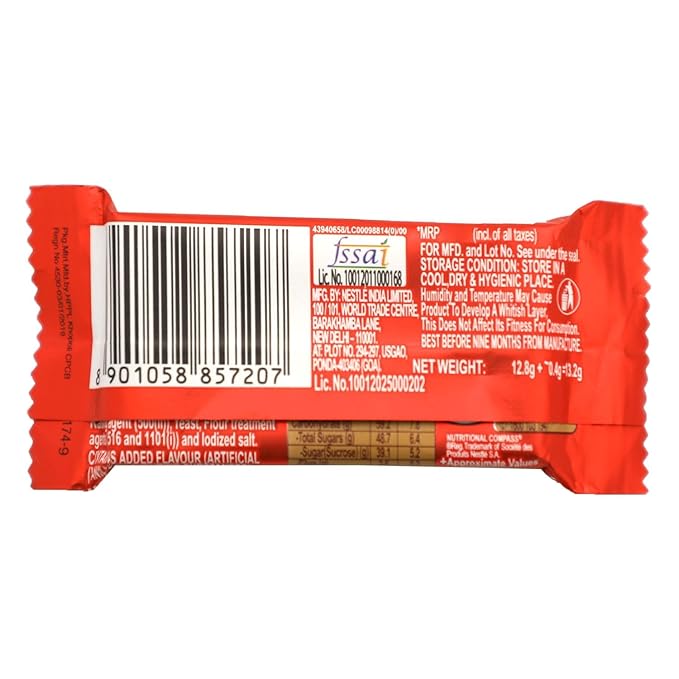 Nestlé Kitkat Chocolate-10 X 12.8 Grams(Pack Of 10)
