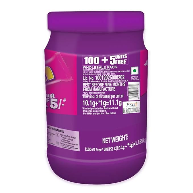Nestle Munch, 10.1g- 100+5pcs Free