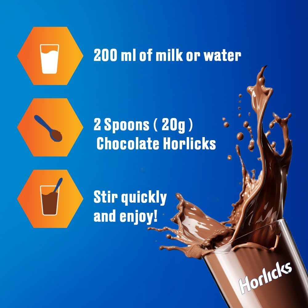 Horlicks Health And Nutrition Drink - 500g Pet Jar (Chocolate Flavor)