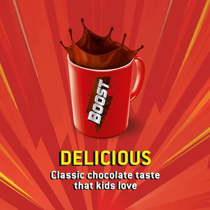 Boost Chocolate Nutrition Drink 500 g Pet Jar|| For 3X stamina - Builds bone & muscle strength