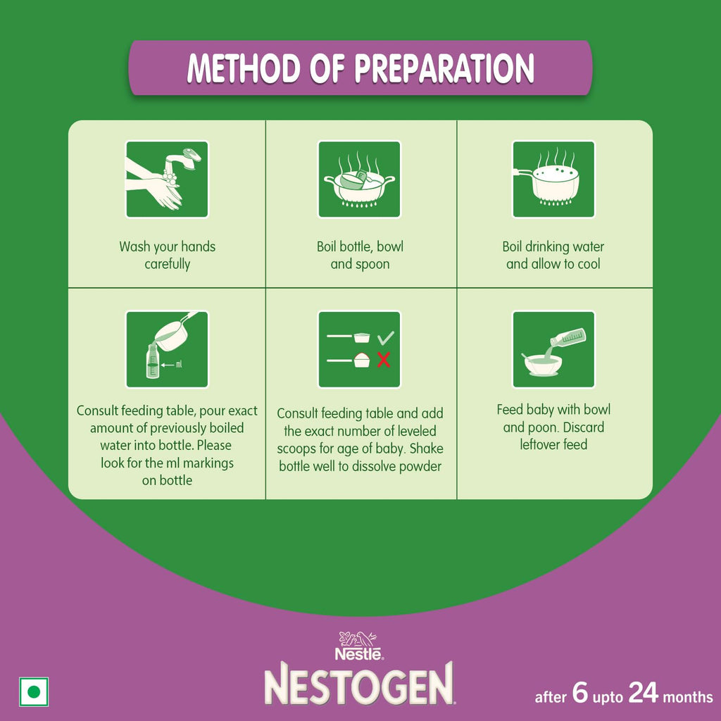 Nestogen 2 Follow-Up Formula for 6+ Months, Calcium & Phosphorus, 400g Box
