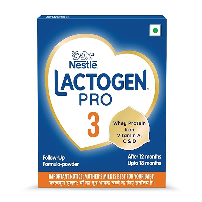 Lactogen Pro 3, Follow-Up Formula With Iron, Whey Protein And Vitamins, After 12 Months Up To 18 Months, Bag-In-Box Pack, 400g