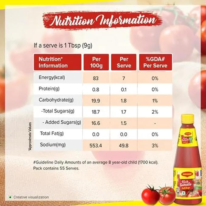 Maggi Rich Tomato Ketchup, 500g Bottle