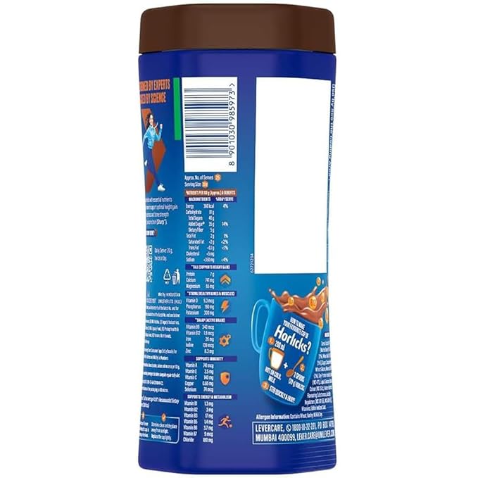 Horlicks Health And Nutrition Drink - 500g Pet Jar (Chocolate Flavor)