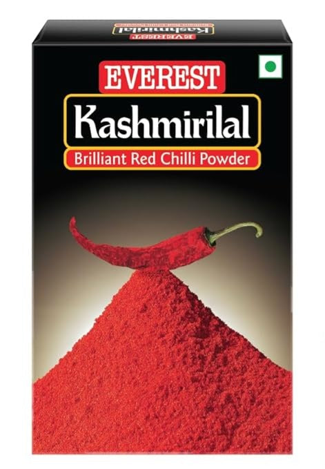 Everest Powder, Kashmirilal Brilliant Red Chilli Powder,50g Carton