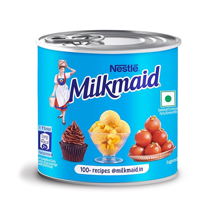Milkmaid Nestle Partly Skimmed Sweetened Condensed Milk, 380G,Liquid
