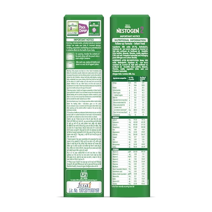 Nestogen 2 Follow-Up Formula for 6+ Months, Calcium & Phosphorus, 400g Box
