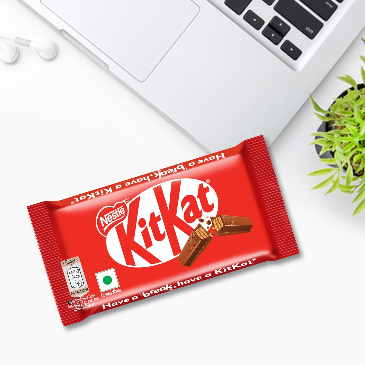 KIT KAT 3 Fingers, Choco Coated Wafer Bar, (28 x 28.5g), 798g, Box