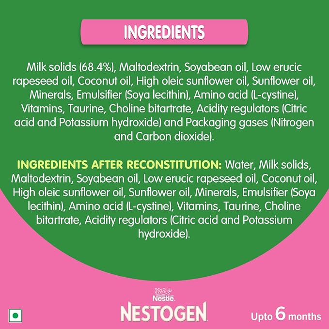 Nestogen 1 Infant Formula Up to 6 Months, Bag-in-Box Pack, 400g