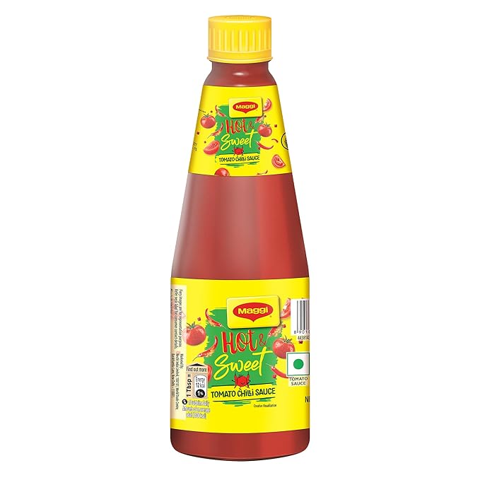 MAGGI Hot & Sweet Tomato Chilli Sauce, Perfect Blend of Tomatoes & Chillies, 1kg