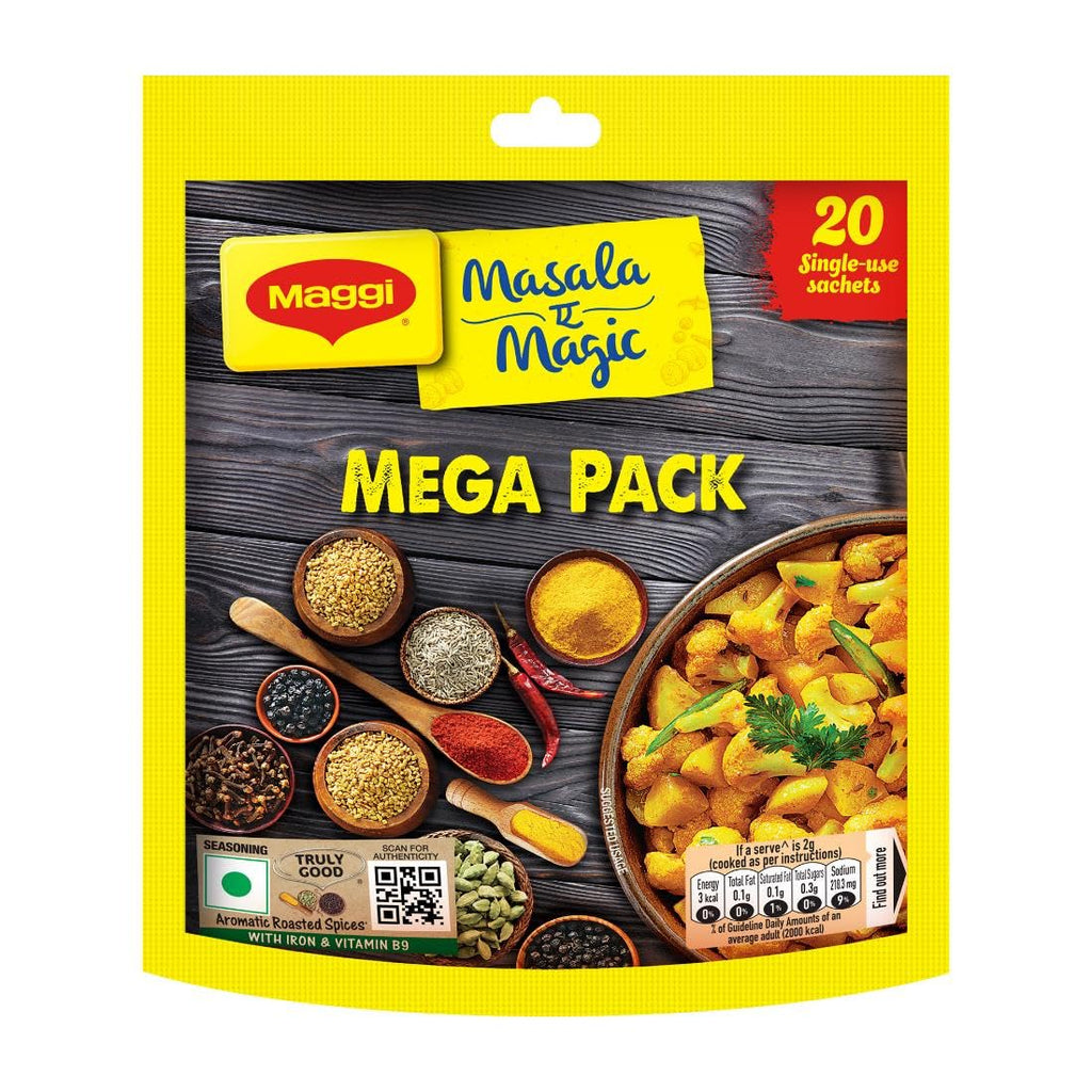 MAGGI Masala-ae-Magic Vegetable Masala, All in One | 120g Pouch (6g x 12 Sachets)