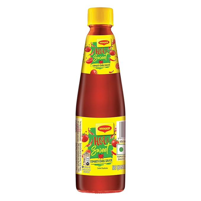 MAGGI Hot & Sweet Tomato Chilli Sauce, Perfect Blend of Tomatoes & Chillies, 500g