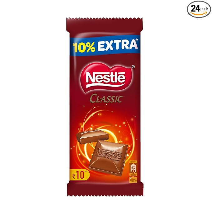 Nestlé Classic Chocolate, 18 Grams - Pack Of 24