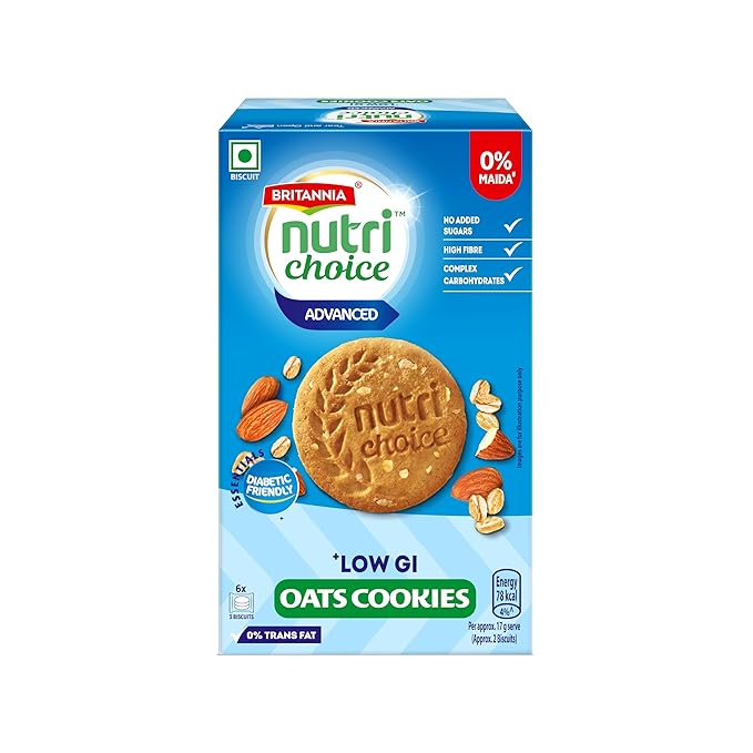 Britannia NutriChoice Oats Cookies (Diabetic Friendly) 150g