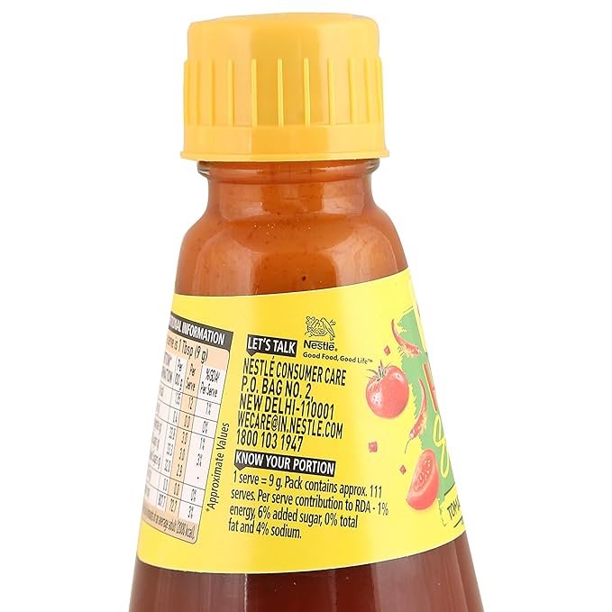 MAGGI Hot & Sweet Tomato Chilli Sauce, Perfect Blend of Tomatoes & Chillies, 1kg