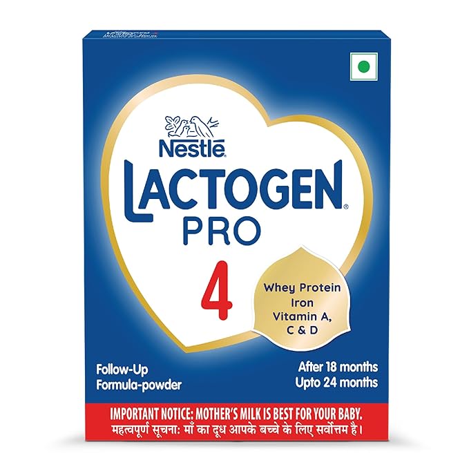 Lactogen Pro 4, Follow-Up Formula With Iron, Whey Protein And Vitamins, After 18 Months Up To 24 Months, Bag-In-Box Pack, 400g