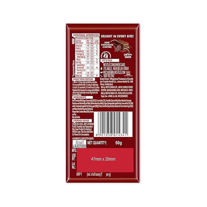 Nestle KitKat Delights Dark, 50 g