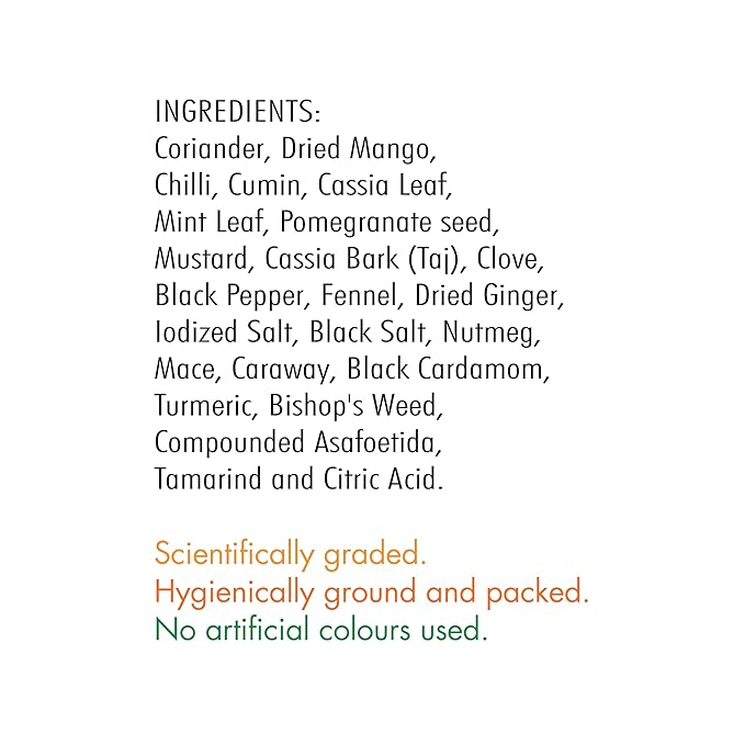 Everest Masala, Chhole, 50 Gram Carton - Anise,Bay,Fennel,Garlic,Ginger,Mustard,Sesame,Turmeric, Powder