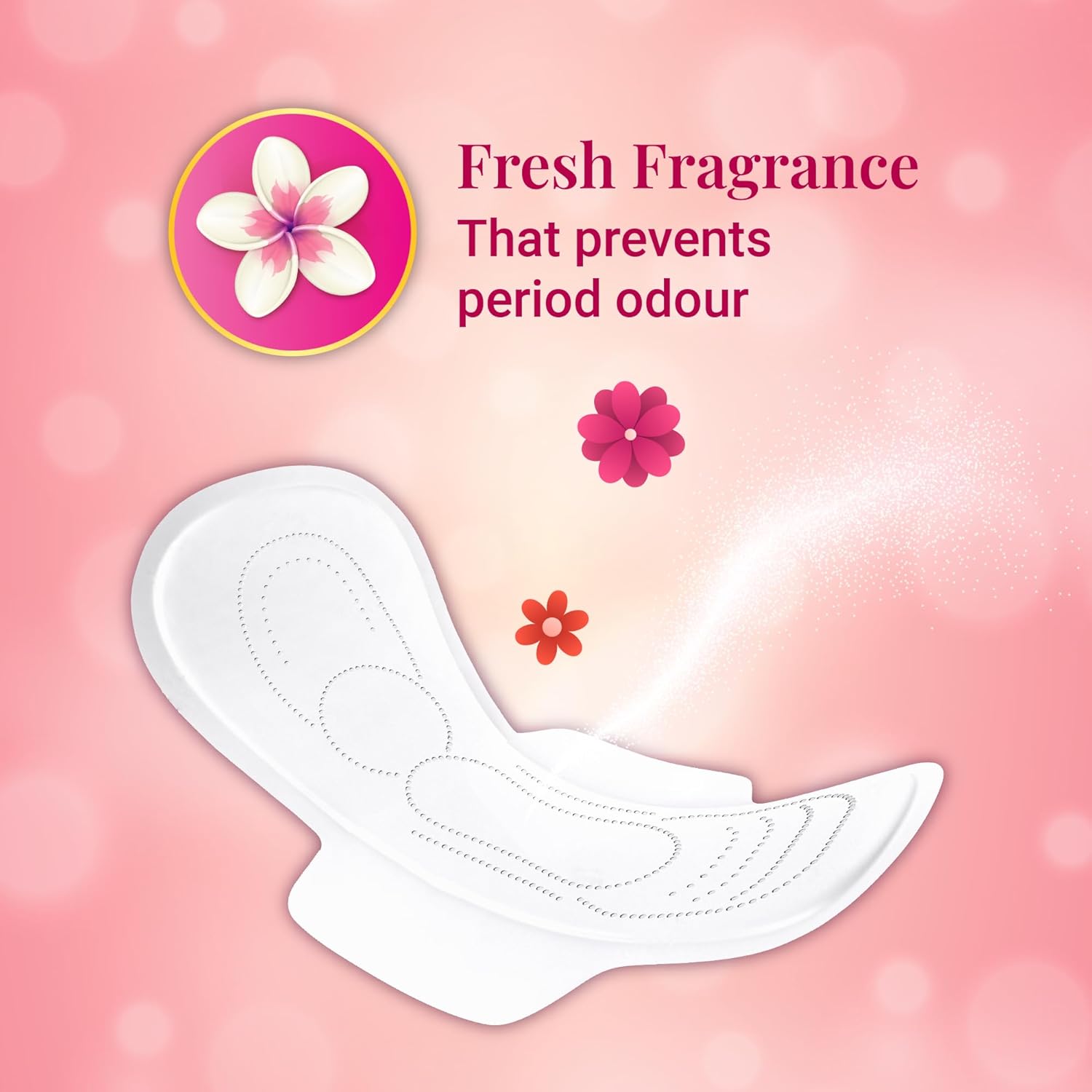 NIINE Naturally Soft Ultra Thin XL+, Sanitary Napkins for HEAVY FLOW with Free Disposal Bags Inside (Pack of 3), (3*6 =18) Pads