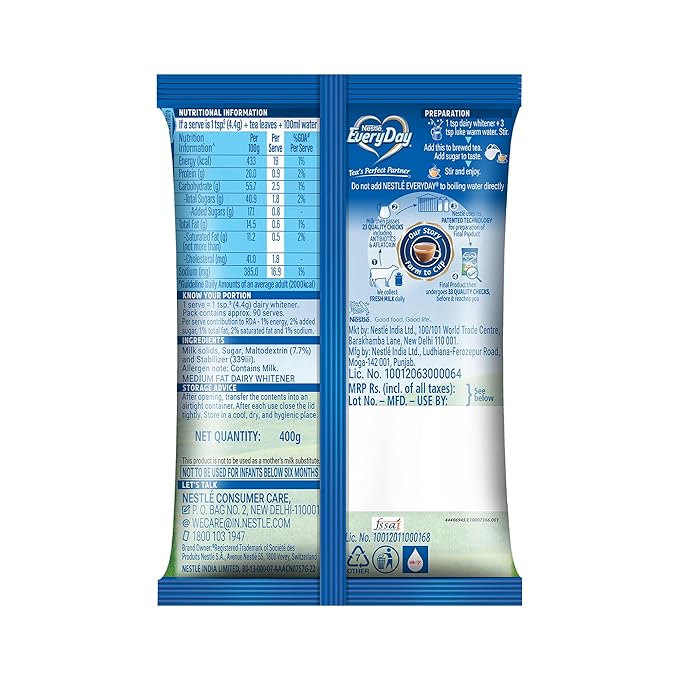 Everyday - Nestle - Dairy Whitener - 400g, Powder