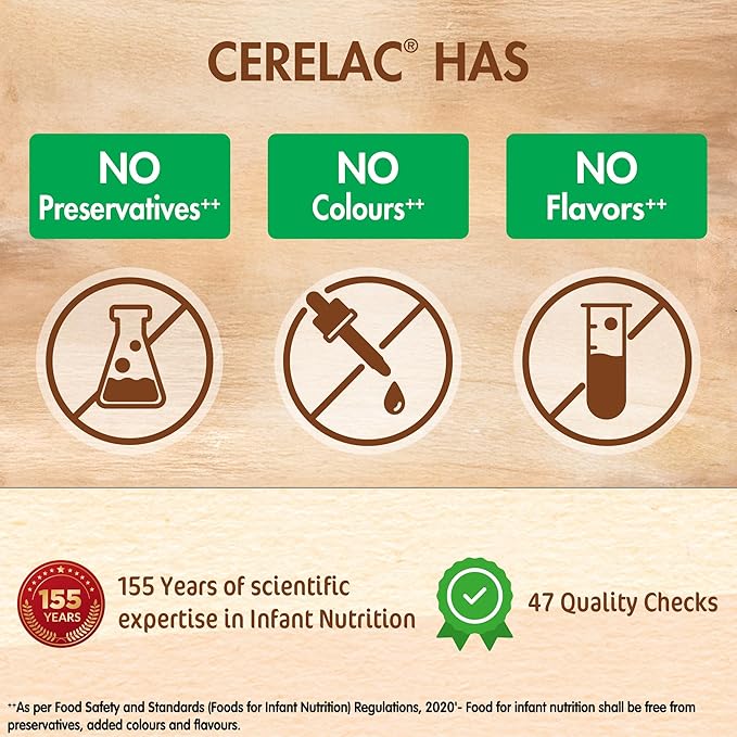 CERELAC Baby Food Cereal | No Refined Sugar | No Preservatives | Multigrain & Fruits for 12 to 24 Months Baby | Omega 3 Iron Protein Calcium Vitamin D for Babies | Instant Cereal | 300g