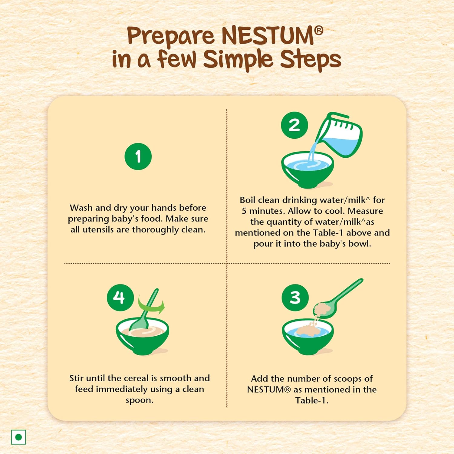 Nestum Baby Cereal – From 6 to 24 Months, Rice, 300g, Bag-in-Box Pack