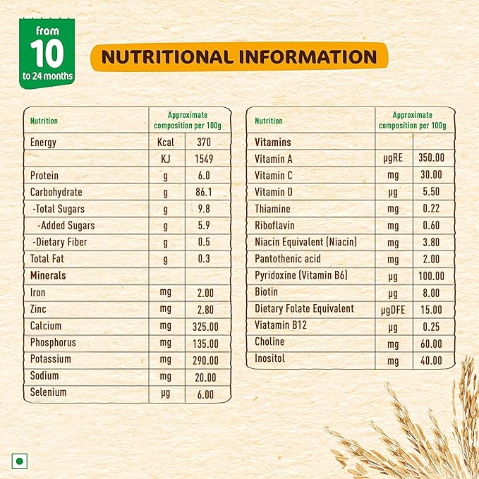 NESTUM Baby Cereal - Rice Fruits (From 10 to 24 months) - 300g, Bag-in-Box Pack