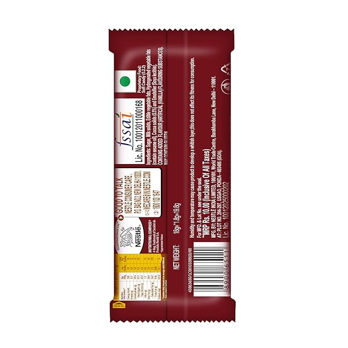 Nestlé Classic Chocolate, 18 Grams - Pack Of 24