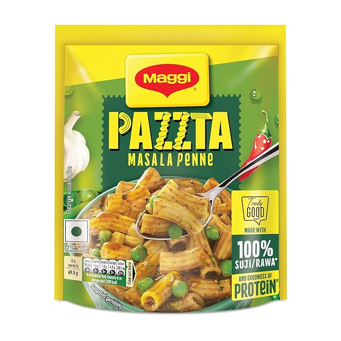 PAZZTA Maggi Instant Pasta - Masala Penne, 69.5 g Pouch