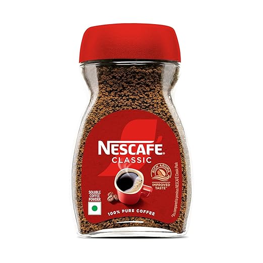 Nescafe Classic Instant Coffee Powder | Great start to your morning | 100% Pure Coffee | 45g Jar