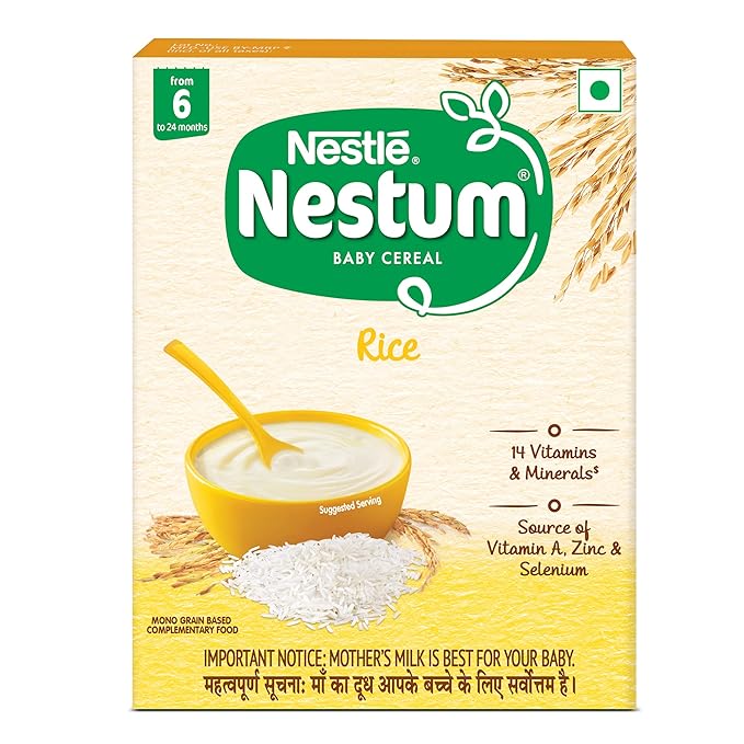 Nestum Baby Cereal – From 6 to 24 Months, Rice, 300g, Bag-in-Box Pack