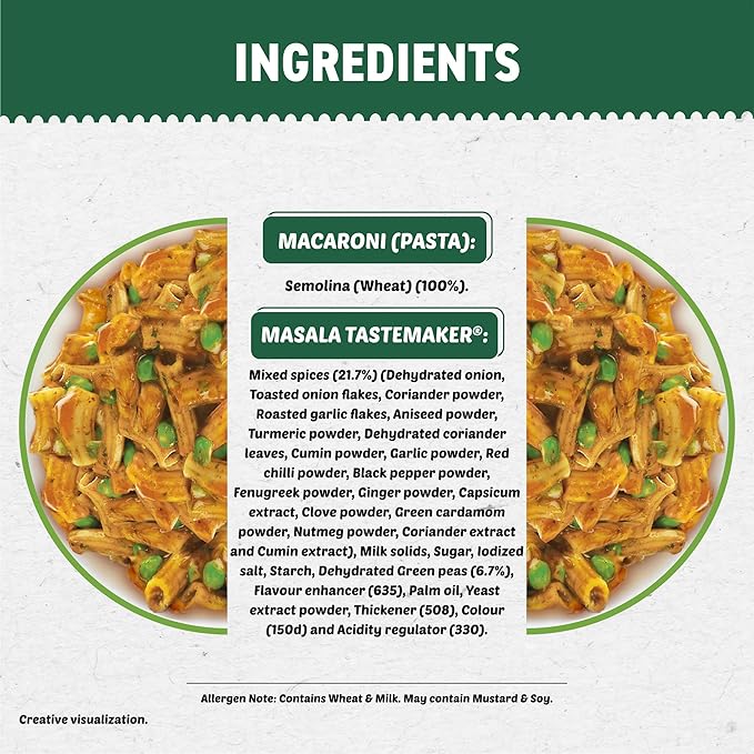 PAZZTA Maggi Instant Pasta - Masala Penne, 69.5 g Pouch