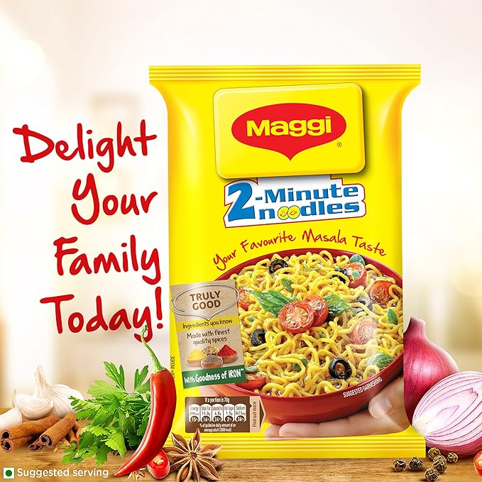 Maggi 2 Minute Masala Noodles, 52g