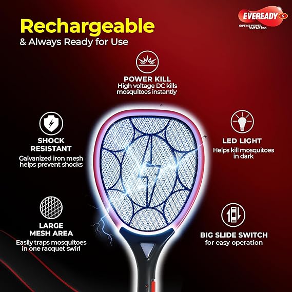 Eveready PowerZap PRO Mosquito Racquet