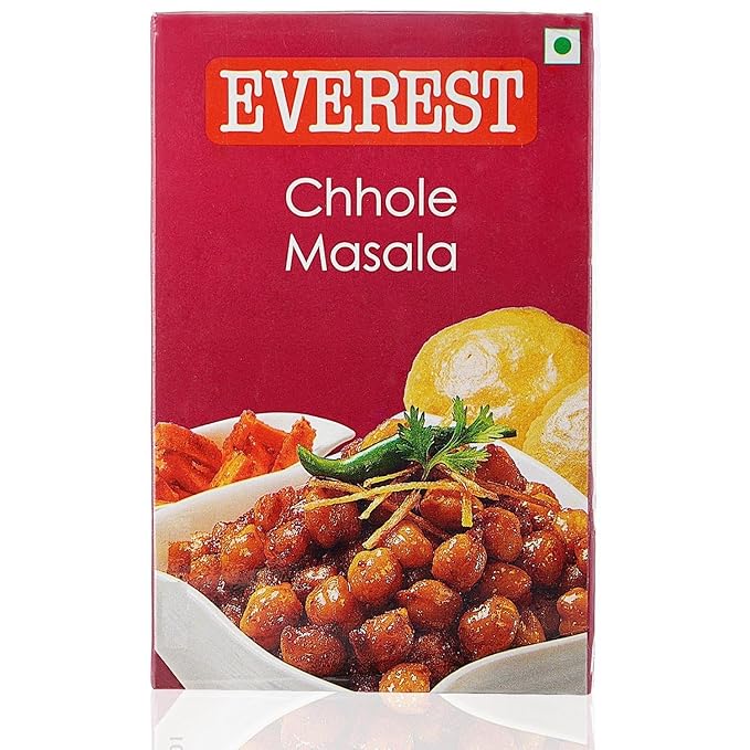 Everest Masala, Chhole, 50 Gram Carton - Anise,Bay,Fennel,Garlic,Ginger,Mustard,Sesame,Turmeric, Powder