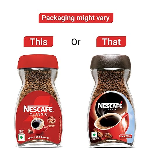 Nescafe Classic Instant Coffee Powder | Great start to your morning | 100% Pure Coffee | 45g Jar
