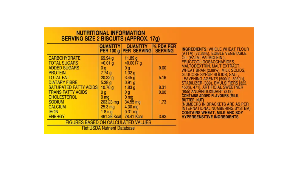 Eat-Fit Digestive Biscuits 100% Atta No Added Sugar