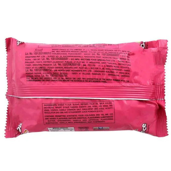 Sunfeast Bounce Dream Strawberry Vanilla Biscuits Cream Sandwich Biscuit