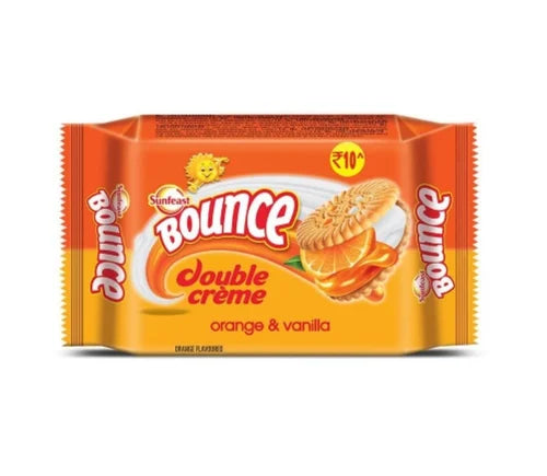 Sunfeast Bounce Cream Tangy Orange And Vanilla